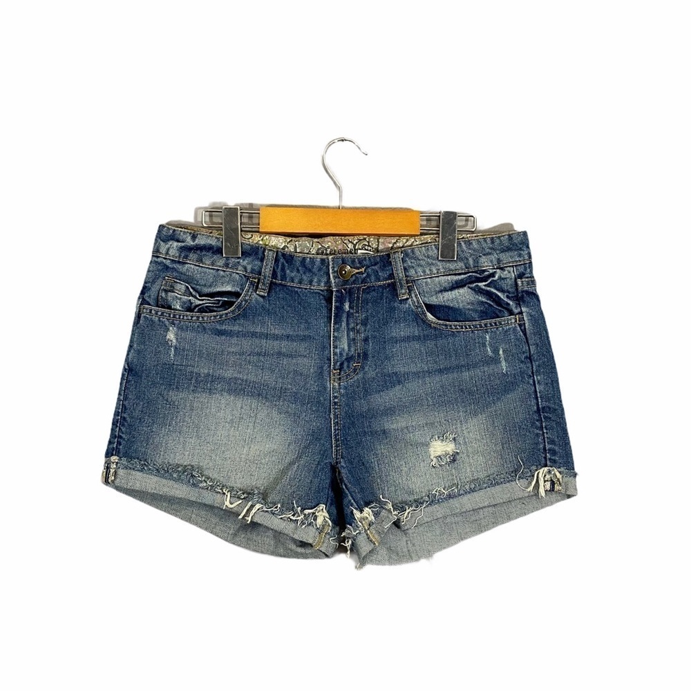 ELEMENT | Indigo Grier Cut Off Denim Shorts​